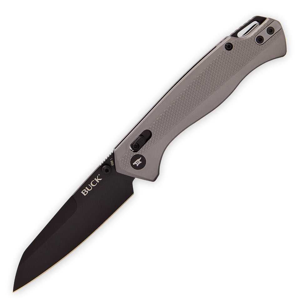 Buck 698 Ferrox Folder (Silver Anodized Aluminum)