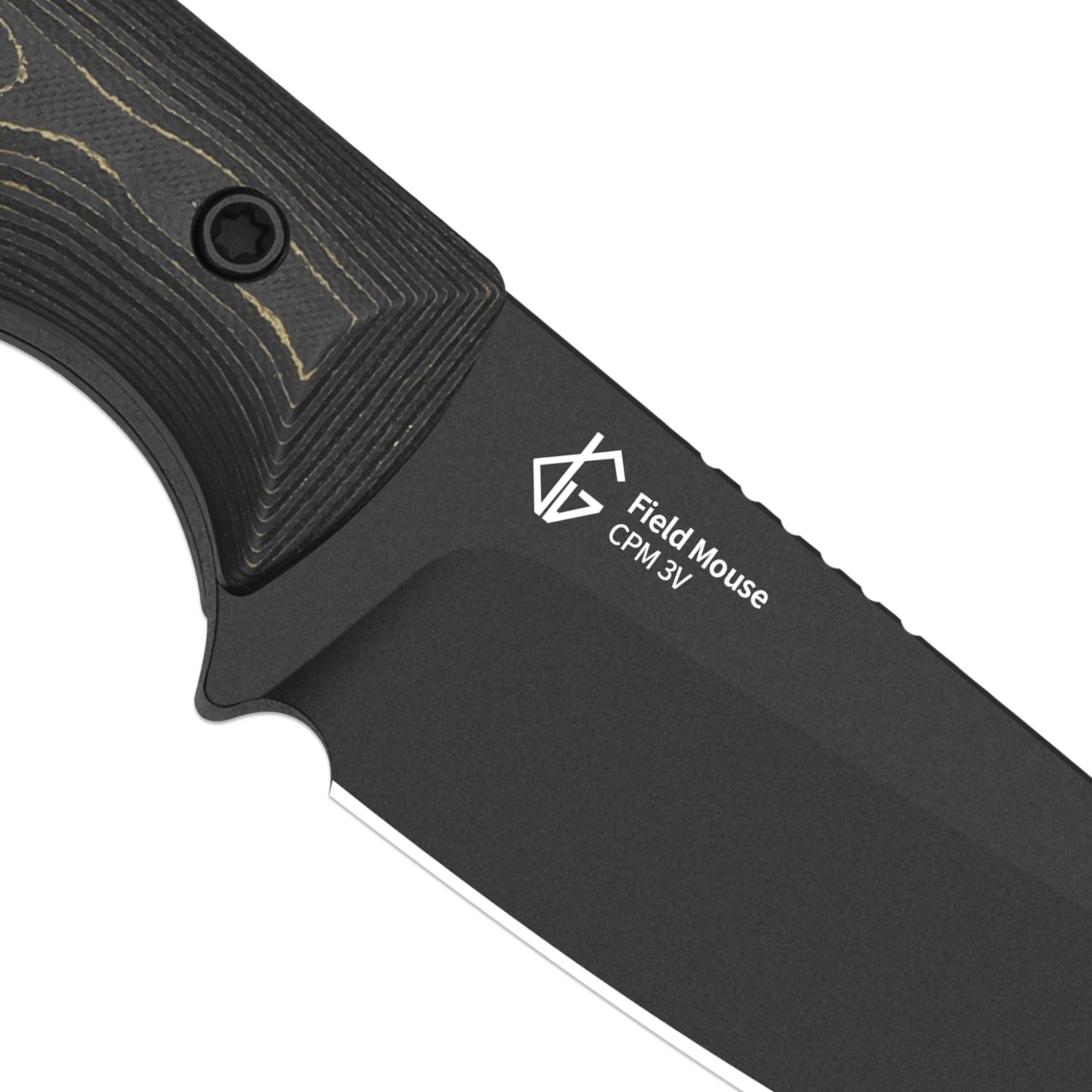 Kizer 1135A1 Field Mouse handle detail