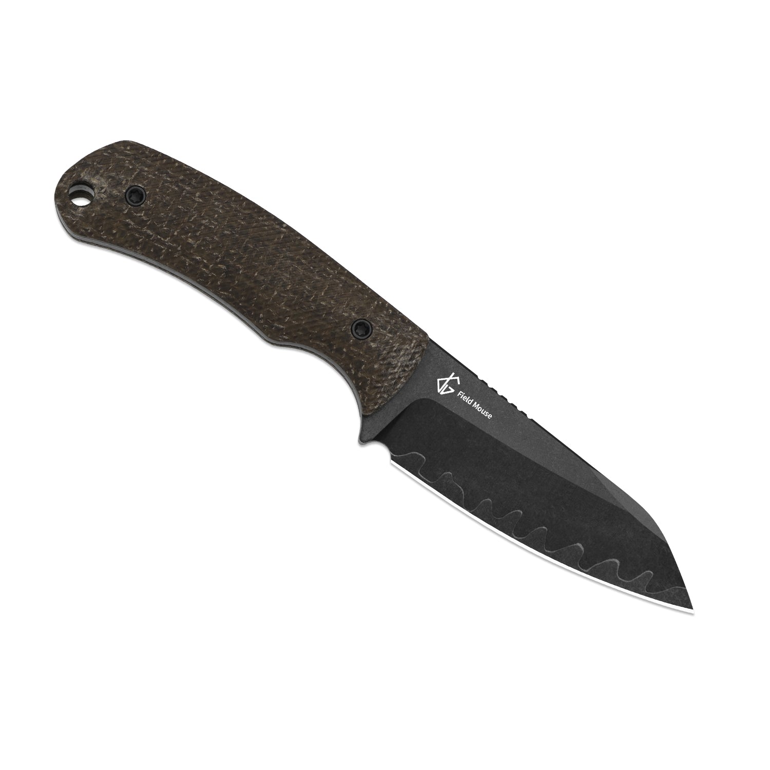 Kizer 1135A2 Field Mouse GID Canvas Micarta handle