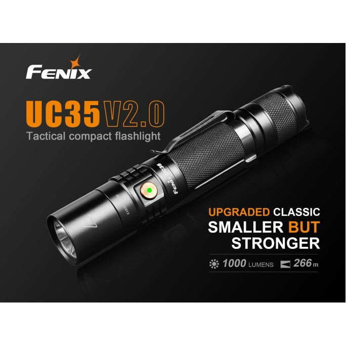 Fenix UC35 V2.0 Rechargeable Flashlight (1000 Lumens)