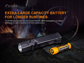 Fenix WT25R CREE XP-L Rechargeable Pivoting Work Flashlight (1000 Lumens)