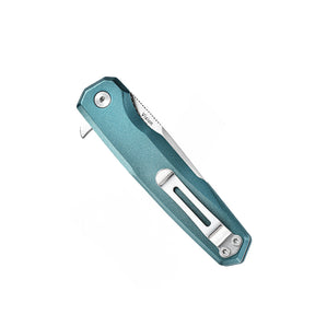 Tonife CKT9203CY-S Vision Folding Knife (Cyan Aluminum Handle)