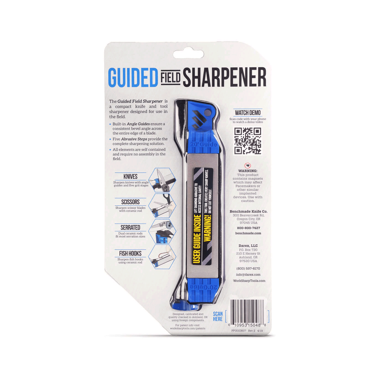 Benchmade 100604F Guided Field Sharpener (20 Degree)