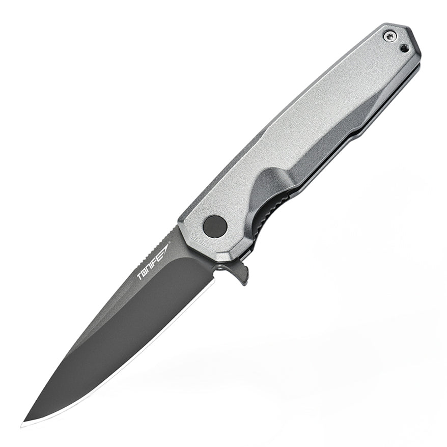 Tonife CKT9203GY-GT Vision Folding Knife (Gray Aluminum Handle)