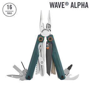 Leatherman Wave® Alpha Multitool (Cascadia Green G10 Handle)