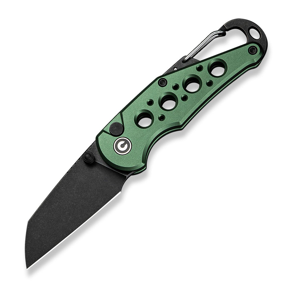 Civivi C23062B-3 Pragma Folding Knife (Green Milled Aluminum Handle)