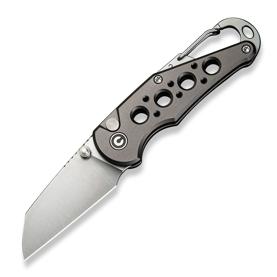 Civivi C23062B-2 Pragma Folding Knife (Gray Milled Aluminum Handle)