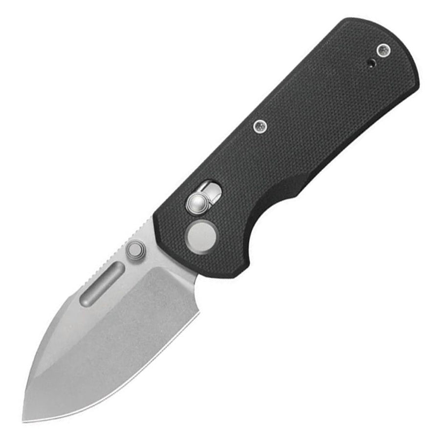 GEO Knife Belluf Crossbar Lock M390 (Black G10 Handle)