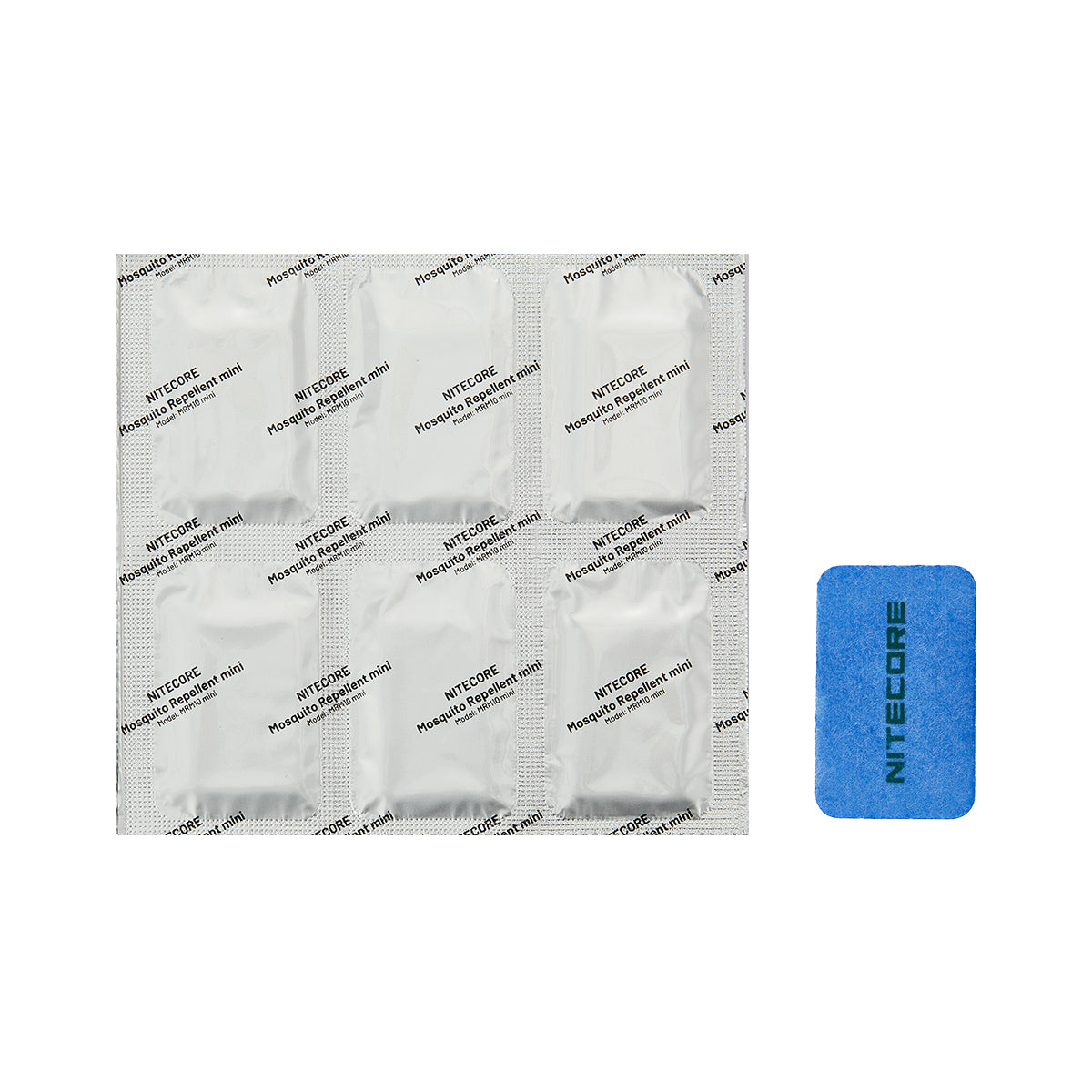 Nitecore MRM10 Mini Mosquito Repellent Mats Refill (60 Pcs/Box) + FREE EMR11D USB-C Mosquito Repeller