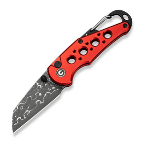 Civivi C23062B-DS1 Pragma Folding Knife (Red Milled Aluminum Handle)