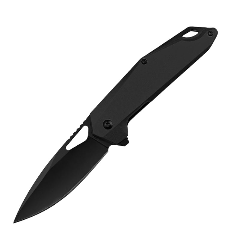 MTech A2038BK Linerlock Assisted Folding Blade (Black Anodized Aluminum Handle)
