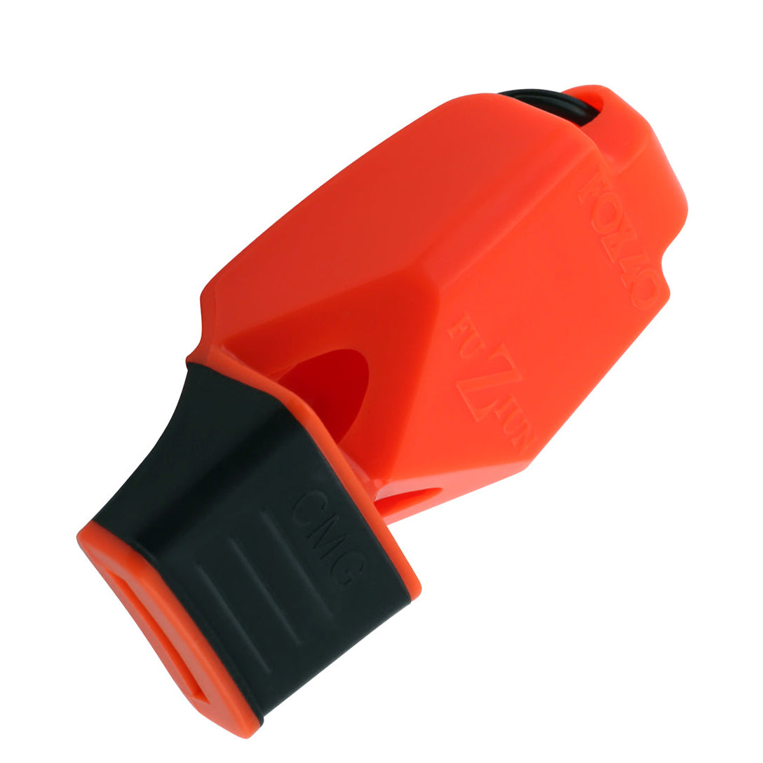 Sifflet Fox 40 Fuziun CMG - 118 DB, Portée 1 Km - Cordon Détachable - Orange - Pour Arbitres, Sécurité, Survie