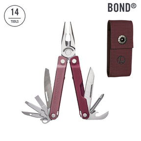 Leatherman Bond Multitool (Heathered Cranberry Cerakote Handle)