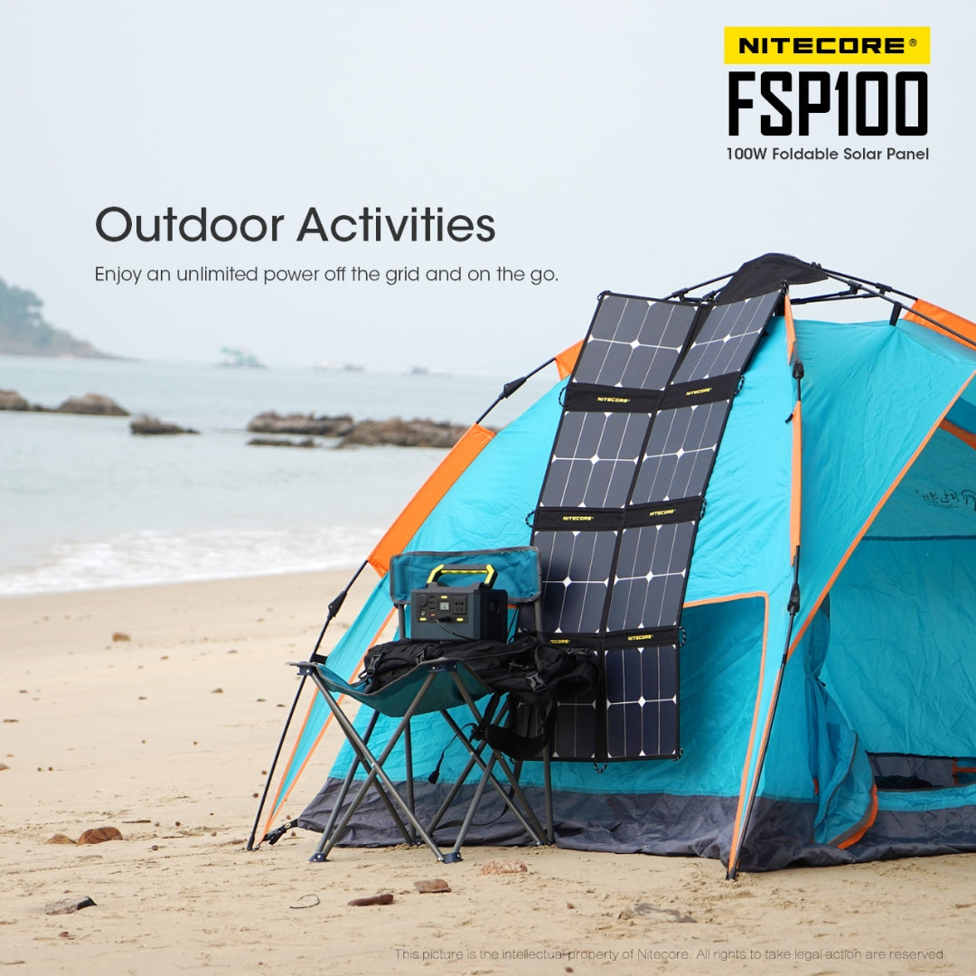 Nitecore FSP100 100W Foldable Solar Panel