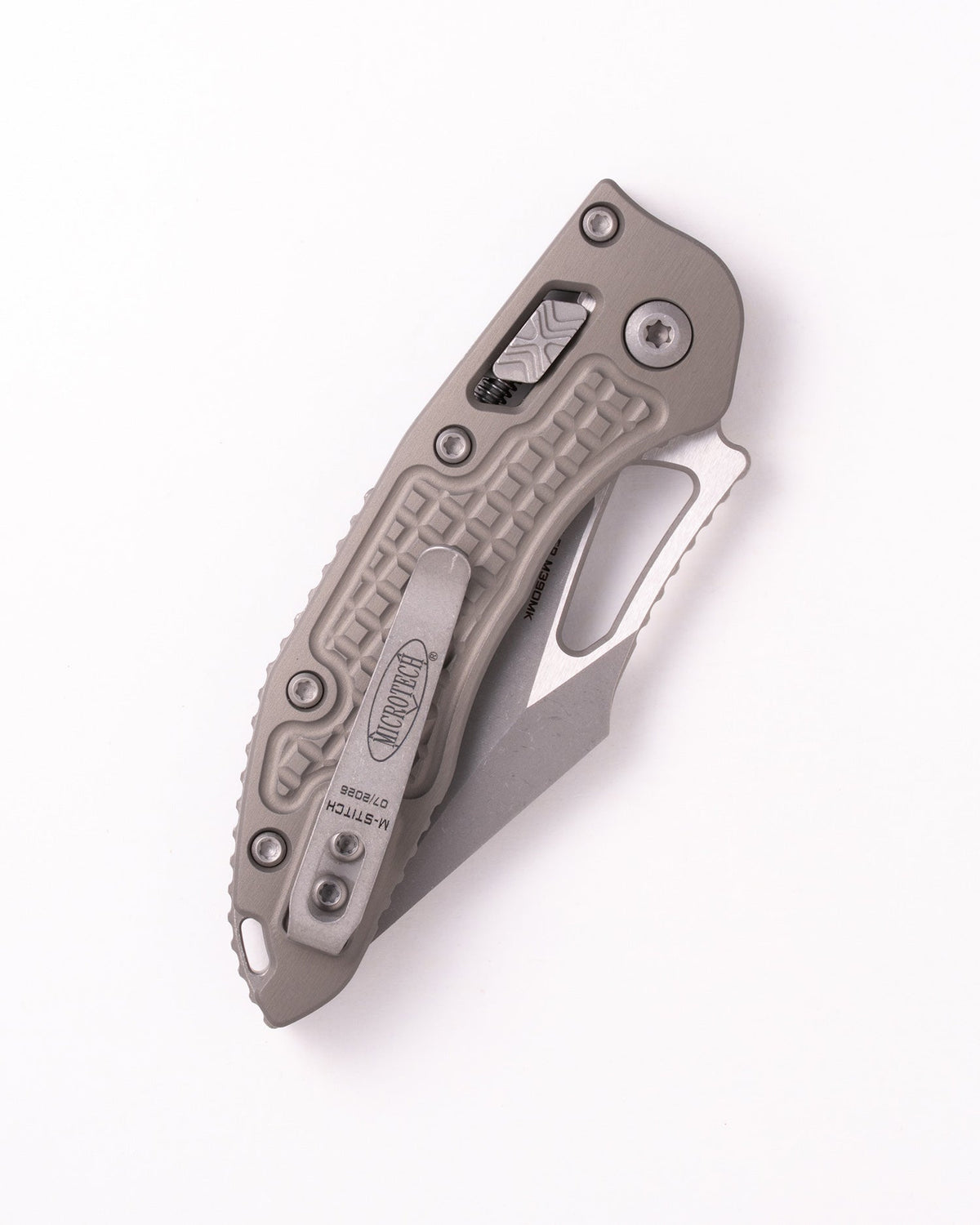 Microtech M-Stitch Ram-Lok Natural Clear Frag back