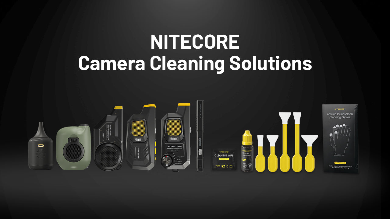 Nitecore BB Nano Rechargeable Air Duster with Vacuum Extension Kit