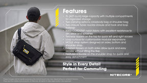 Nitecore Commuting Crossbody Bag SLB06