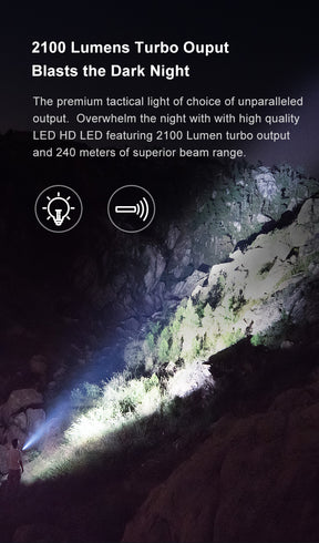 XT2CR PRO 2100 Lumens Turbo Output