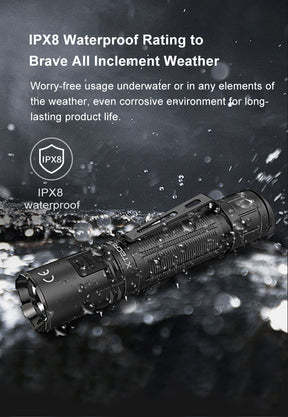 XT2CR PRO IPX8 Waterproof Rating
