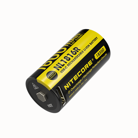 Nitecore Battery NL1816R 1600mAh USB-C Rechargeable