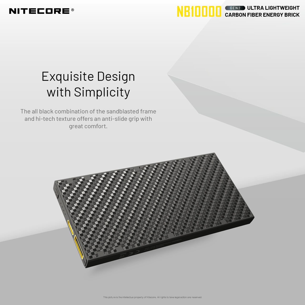 Nitecore NB10000 Gen II Silver Power Bank