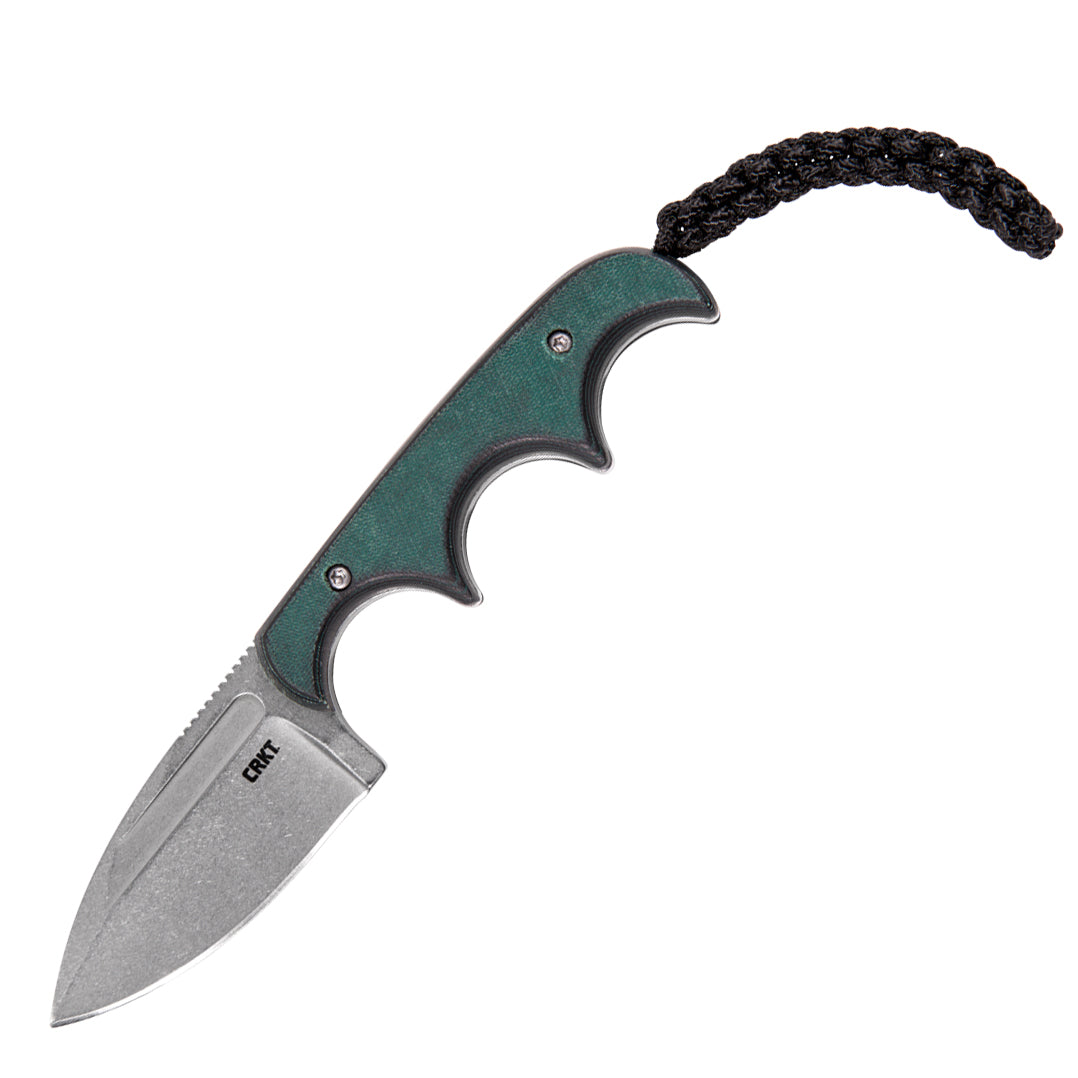 CRKT 2396 Folts Minimalist Spear Fixed Blade (Green Micarta Handle)