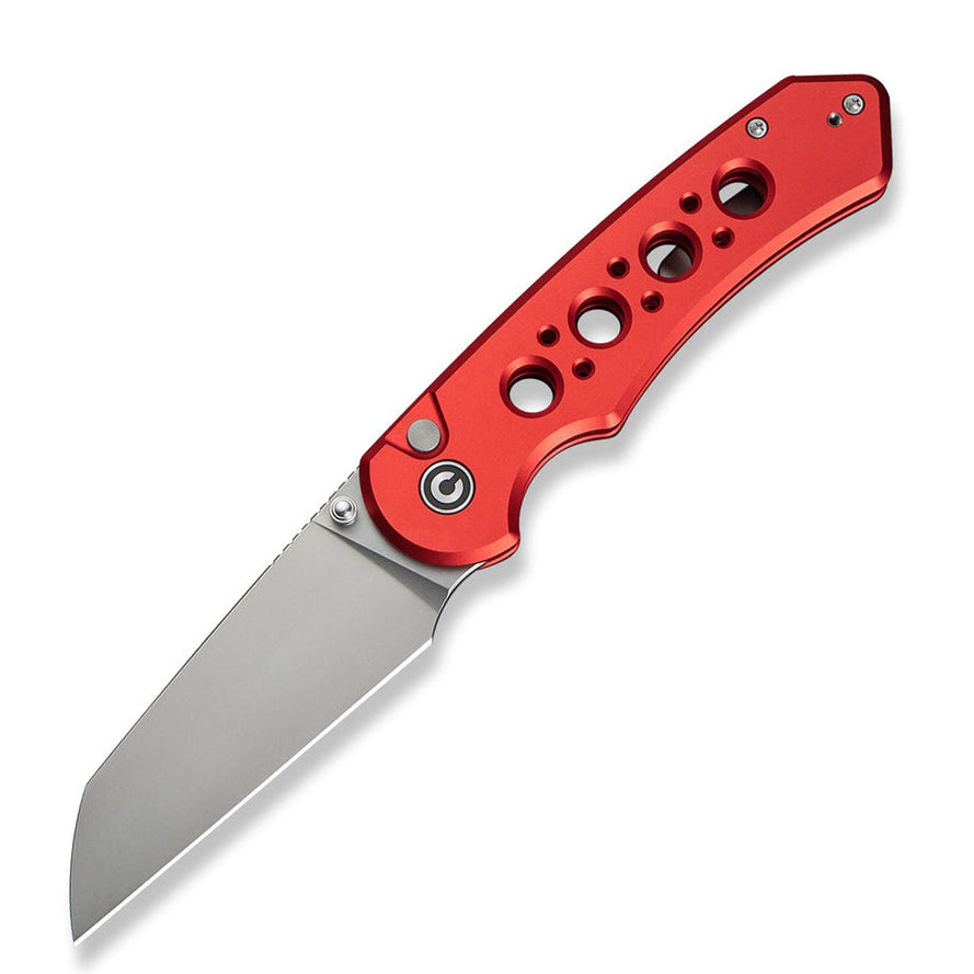 Civivi C24067-2 Pragma Prime Folding Knife (Red Milled Aluminum Handle)