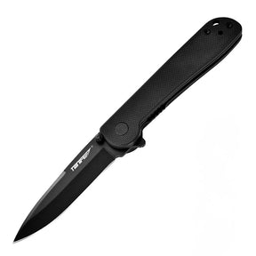 Tonife CKT9202BK-BT Rising Star Folding Knife (Black G10 Handle)