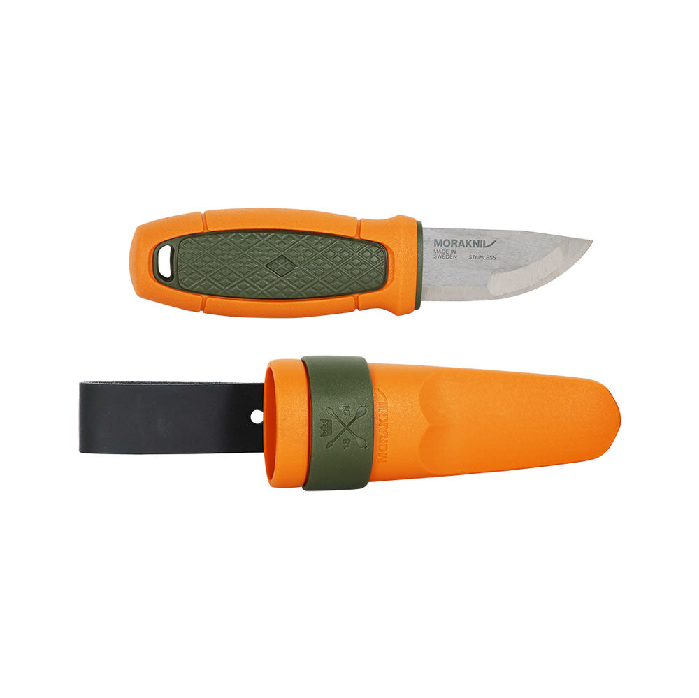 Morakniv Eldris (S) Outdoor Bushcraft Knife (Burnt Orange Olive Green)