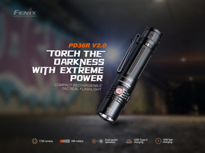 Fenix PD36R V2.0 Rechargeable Flashlight (1700 Lumens)