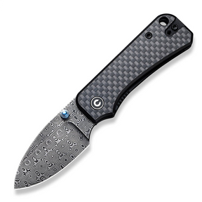 Civivi C19068S-DS1 Baby Banter Folding Knife (Black G10/Carbon Fiber Handle)