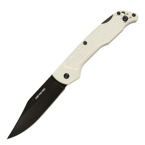 Ontario Camp Plus EDC Folding Knife (Frost White GFN Handle)