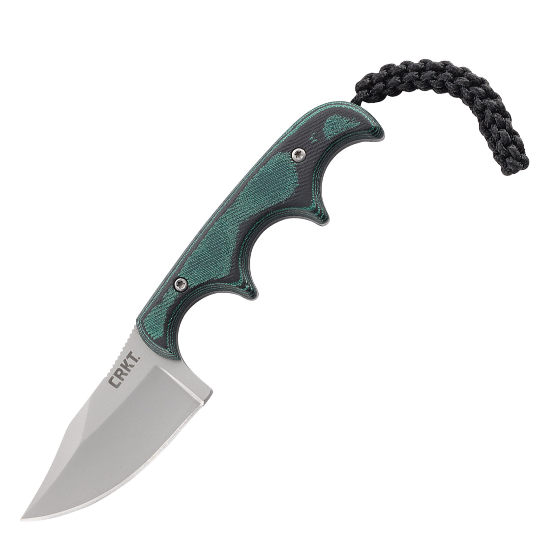 CRKT 2387 Folts Minimalist Bowie Fixed Blade (Green Micarta Handle)