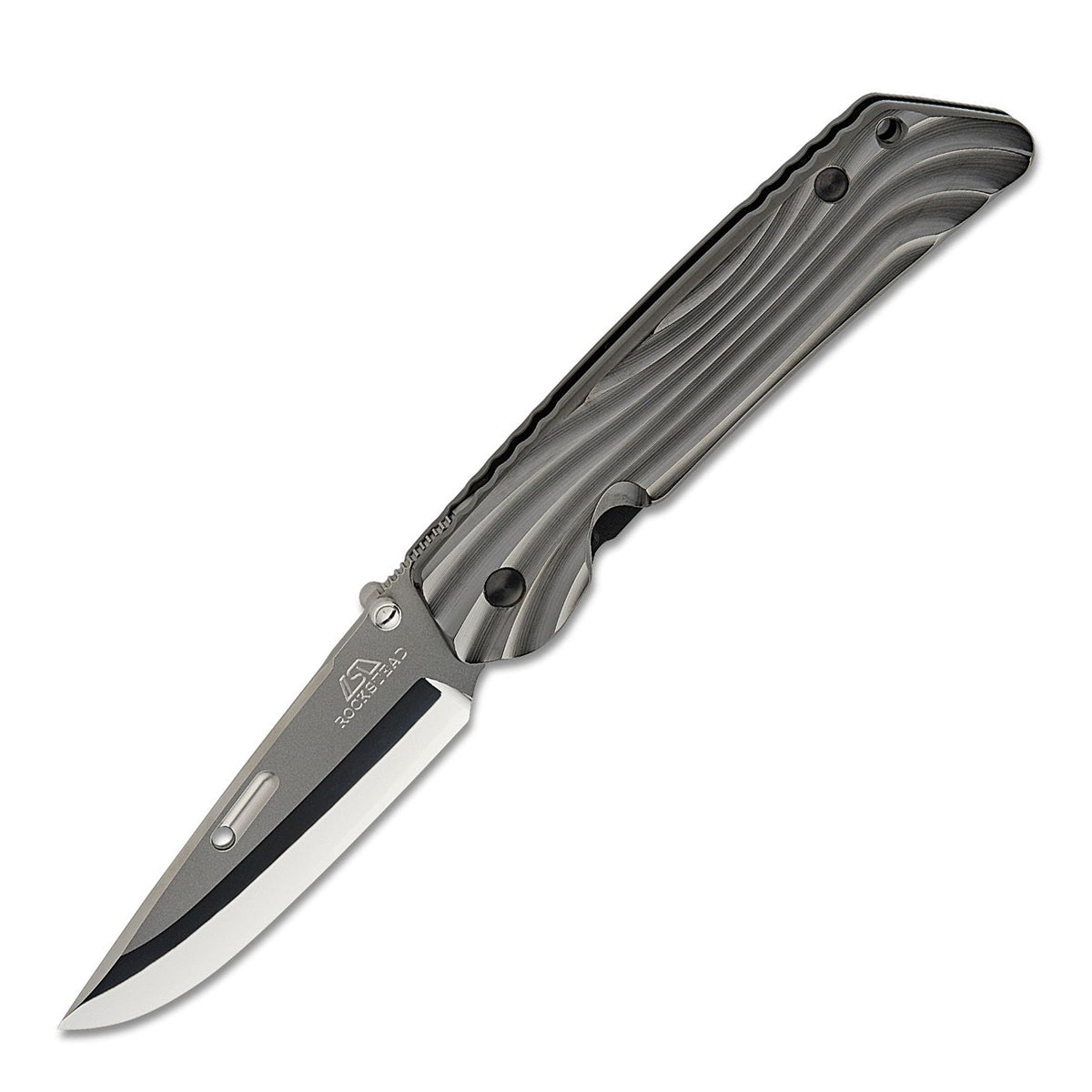 Rockstead HIGO II TI-ZDP (S) Folding Knife (Shiny DLC Titanium Handle)