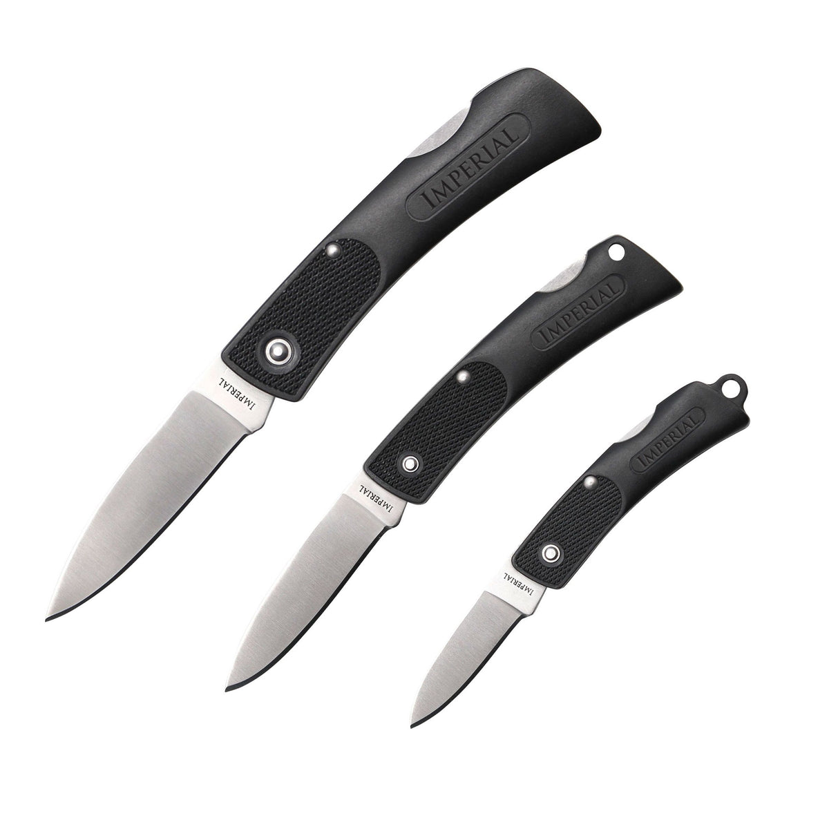 Schrade Imperial SP1, SP2 and SP3 Lockback Folding Knife Set