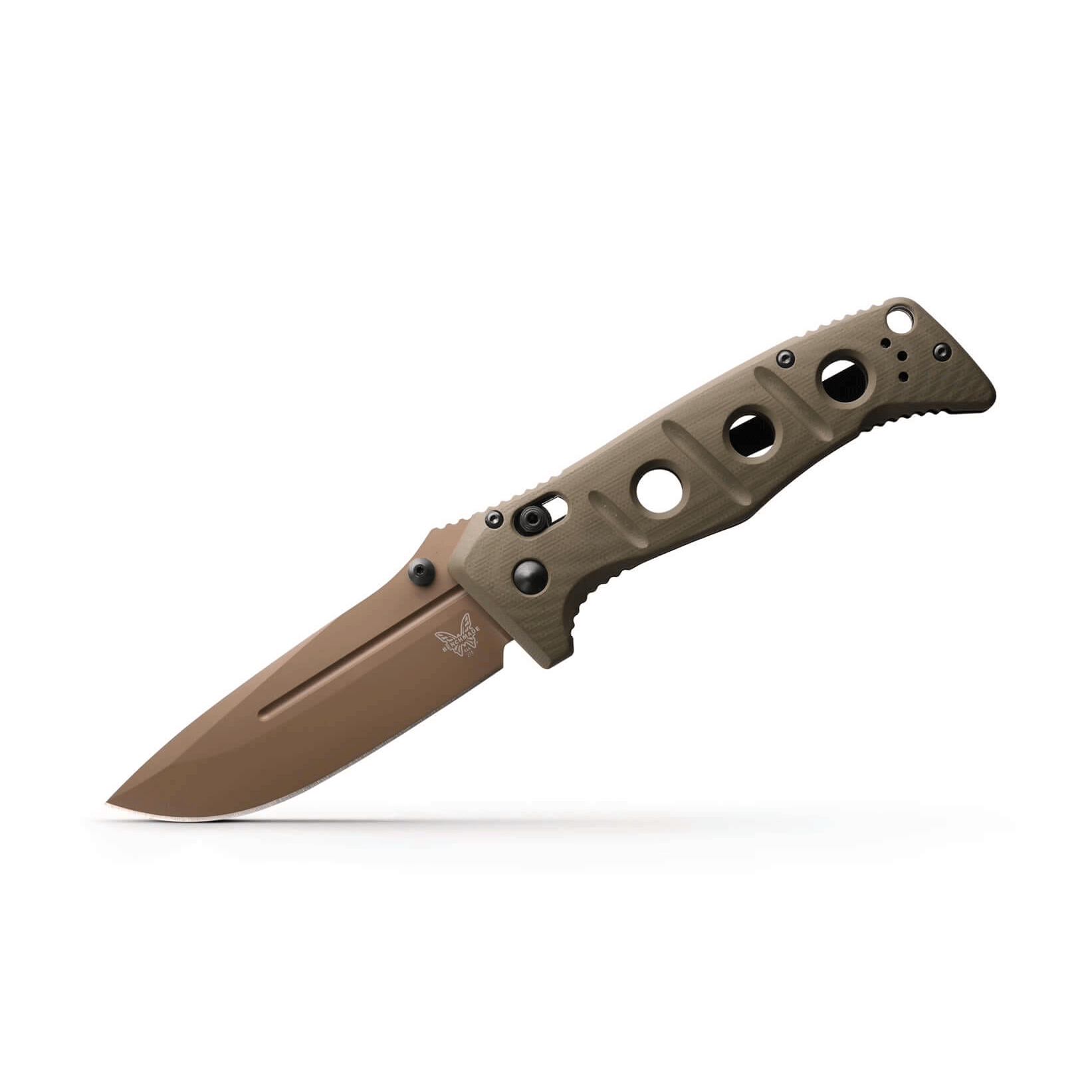 Benchmade 275FE-04 Adamas OD Green G10 Folding Knife (MagnaCut)