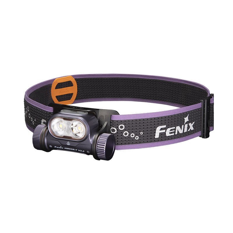 Fenix HM65R-T V2.0 Lightweight LED Rechargeable Headlamp (1600 Lumens) (Dark Purple)