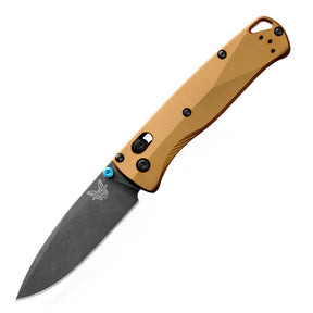 Benchmade 535BK-07 Bugout Folding Knife (Burnt Brass Aluminum Handle)