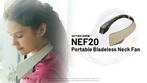 Nitecore NEF20 Portable Bladeless Neck Fan