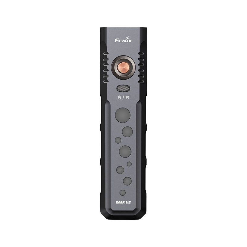 Fenix E08R UE (Black) Luminus SST20 LED Rechargeable Flashlight (1600 Lumens)