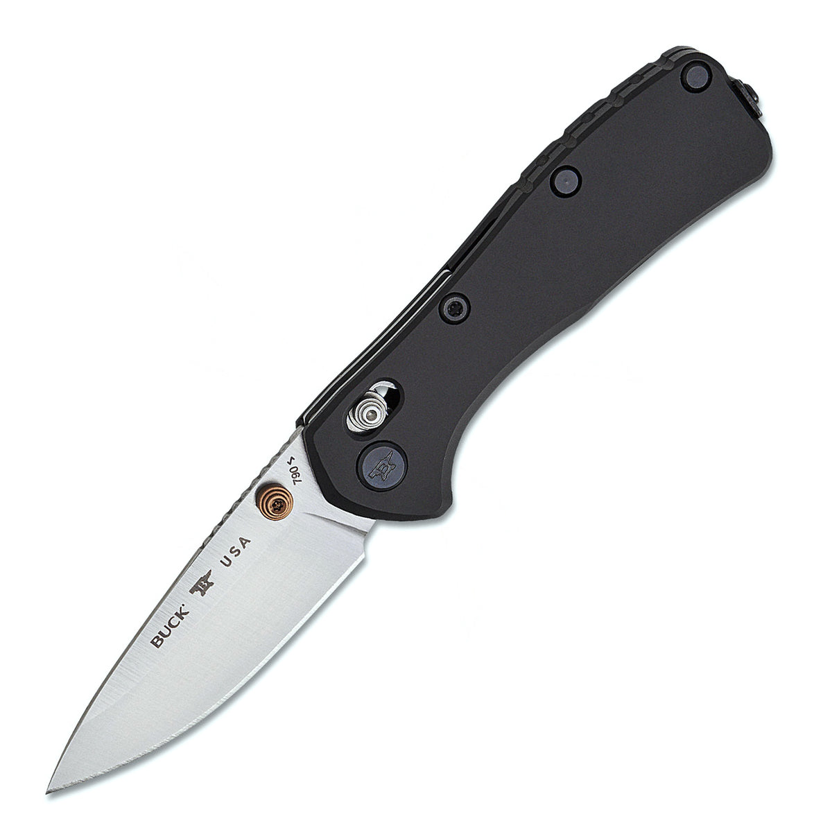 Buck Mini Range Elite Folder (Black Aluminum Handle)