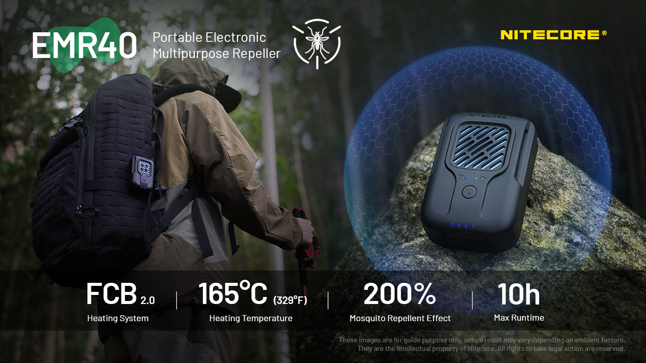 Nitecore EMR40 Rechargeable Mosquito Repeller