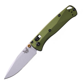 Benchmade 533SL-10 Mini Bugout Folding Knife (Woodland Green Aluminum Handle)