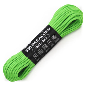 Atwood 550lbs Paracord 7 cores 100ft (Sour Apple)