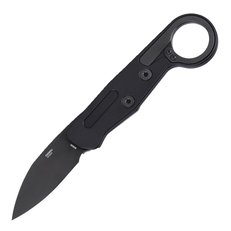 CRKT 4050K Kinematic Provoke EDC Folding Knife (Black Aluminum Handle)