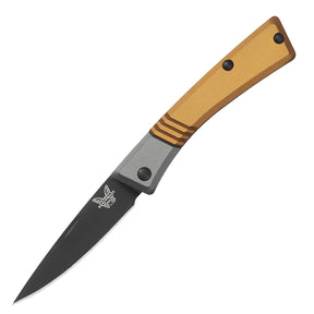 Benchmade 315BK-01 Successor Folding Knife (Burnt Brass Aluminum Handle)