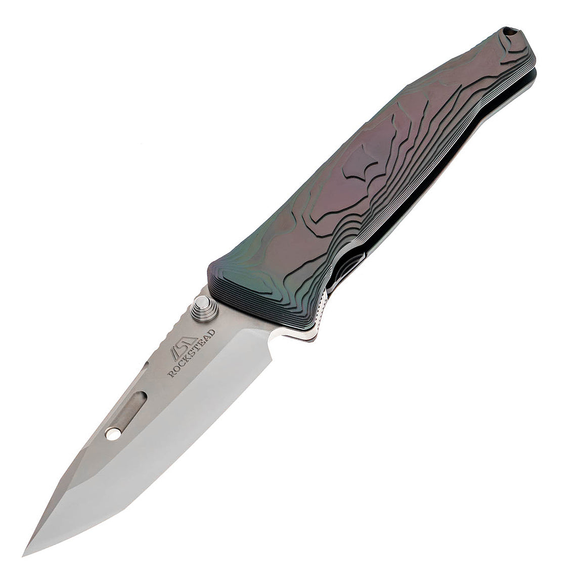 Rockstead SAI-T-ZDP Folding Knife (DLC-Prism Coated Titanium Handle)