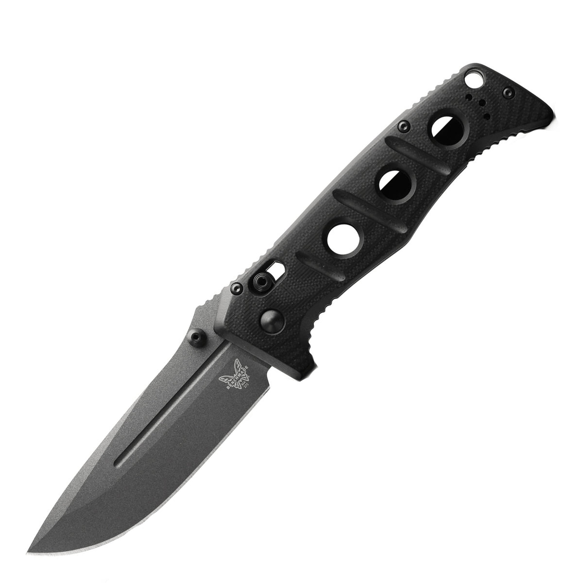 Benchmade 275GY-1 Adamas Folding Knife (Black G10 Handle)