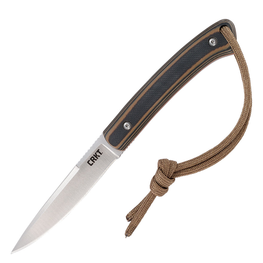 CRKT 2382 Biwa Fixed Blade (Brown G10 Handle)
