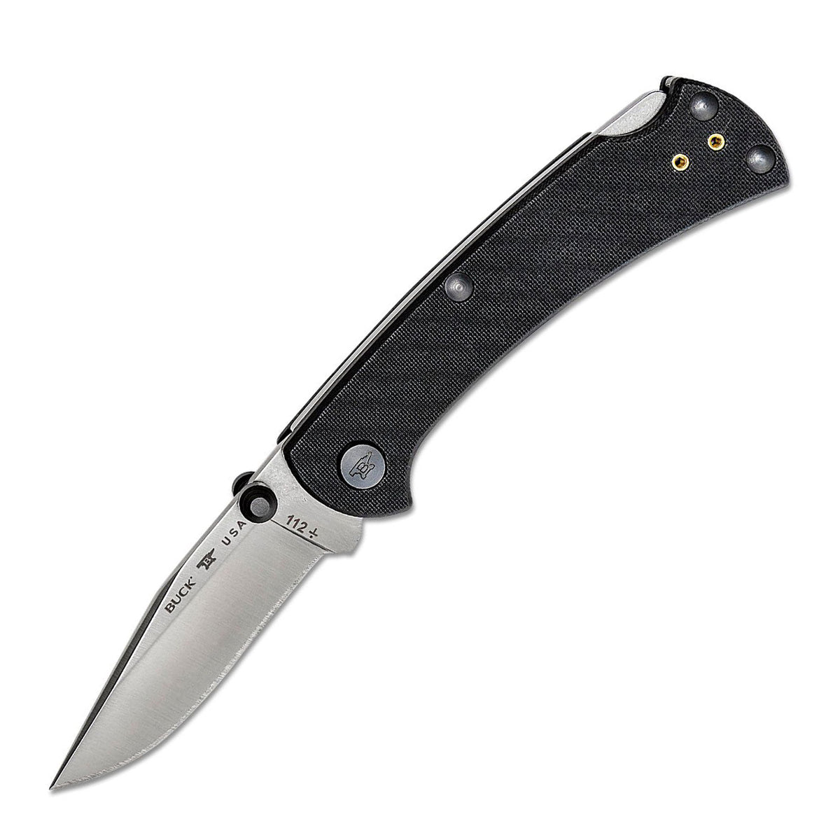 Buck 112 Slim Pro TRX Folder (Black G10 Handle)